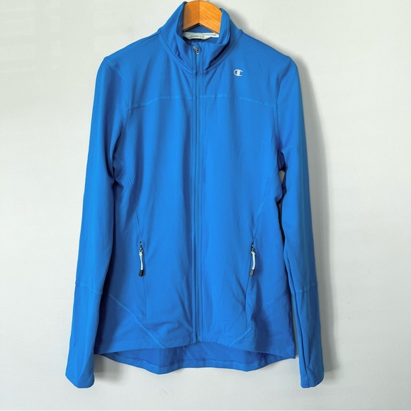 Champion Jackets & Blazers - Champion Royal Blue Full-Zip Track Jacket – Size Small